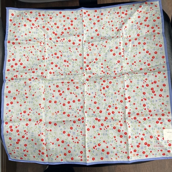 Celine‎ Cotton Scarf NWOT - Picture 3 of 3